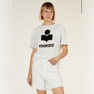 Isabel Marant Étoile Koldi Logo Printed T-Shirt